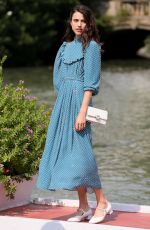 MARGARET QUALLEY Arrives at Excelsior Hotel in Venice 09/02/2019