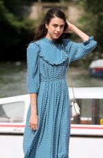 MARGARET QUALLEY Arrives at Excelsior Hotel in Venice 09/02/2019