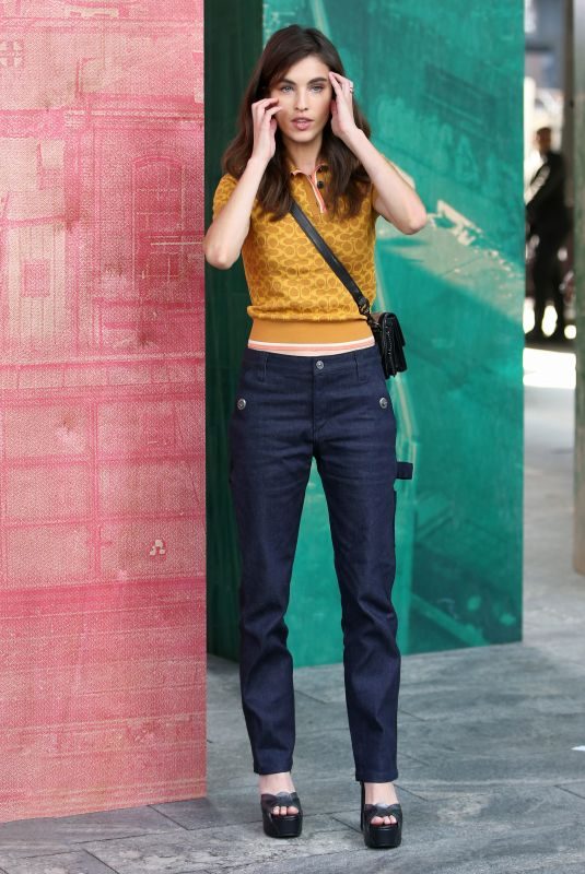 MARGARET QUALLEY at Coach1941 Show at New York Fashion Week 09/10/2019