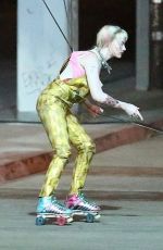 MARGOT ROBBIE on the Set of Birds of Prey in Los Angeles 09/05/2019