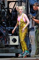 MARGOT ROBBIE on the Set of Birds of Prey in Los Angeles 09/05/2019