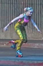 MARGOT ROBBIE on the Set of Birds of Prey in Los Angeles 09/05/2019