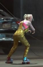 MARGOT ROBBIE on the Set of Birds of Prey in Los Angeles 09/05/2019