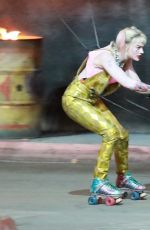 MARGOT ROBBIE on the Set of Birds of Prey in Los Angeles 09/05/2019