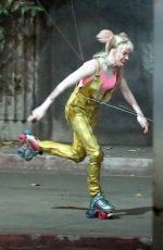 MARGOT ROBBIE on the Set of Birds of Prey in Los Angeles 09/05/2019