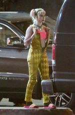 MARGOT ROBBIE on the Set of Birds of Prey in Los Angeles 09/05/2019