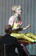 MARGOT ROBBIE on the Set of Birds of Prey in Los Angeles 09/12/2019