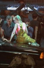 MARGOT ROBBIE on the Set of Birds of Prey in Los Angeles 09/12/2019