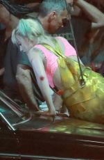 MARGOT ROBBIE on the Set of Birds of Prey in Los Angeles 09/12/2019