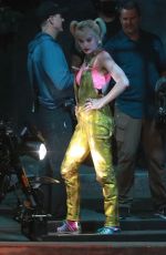 MARGOT ROBBIE on the Set of Birds of Prey in Los Angeles 09/17/2019