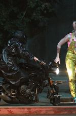 MARGOT ROBBIE on the Set of Birds of Prey in Los Angeles 09/17/2019