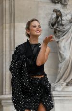 MARIA PEDRAZA at Balmain Fashion Show at Paris Fashion Week 09/27/2019