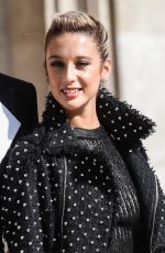 MARIA PEDRAZA at Balmain Fashion Show at Paris Fashion Week 09/27/2019