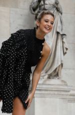 MARIA PEDRAZA at Balmain Fashion Show at Paris Fashion Week 09/27/2019
