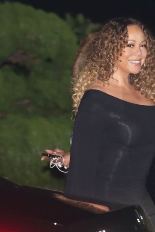 MARIAH CAREY Out for Dinner at Nobu in Malibu 09/14/2019