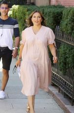MARISKA HARGITAY on the Set of Law and Erder: Special Victims Unit in New York 09/03/2019