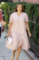 MARISKA HARGITAY on the Set of Law and Erder: Special Victims Unit in New York 09/03/2019