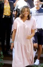 MARISKA HARGITAY on the Set of Law and Erder: Special Victims Unit in New York 09/03/2019