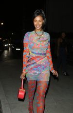 MAYA JAMA Arrives at Love Magazine London Fashion Week Party 09/16/2019