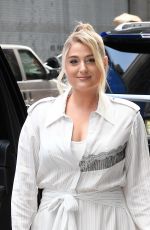MEGHAN TRAINOR Out at New York Fashion Week 09/07/2019