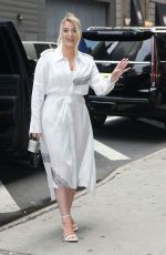 MEGHAN TRAINOR Out at New York Fashion Week 09/07/2019