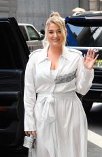 MEGHAN TRAINOR Out at New York Fashion Week 09/07/2019