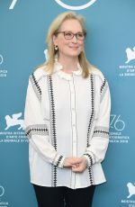 MERYL STREEP at The Laundromat Photocall at 2019 Venice Film Festival 09/01/2019