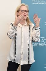 MERYL STREEP at The Laundromat Photocall at 2019 Venice Film Festival 09/01/2019