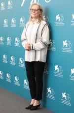 MERYL STREEP at The Laundromat Photocall at 2019 Venice Film Festival 09/01/2019