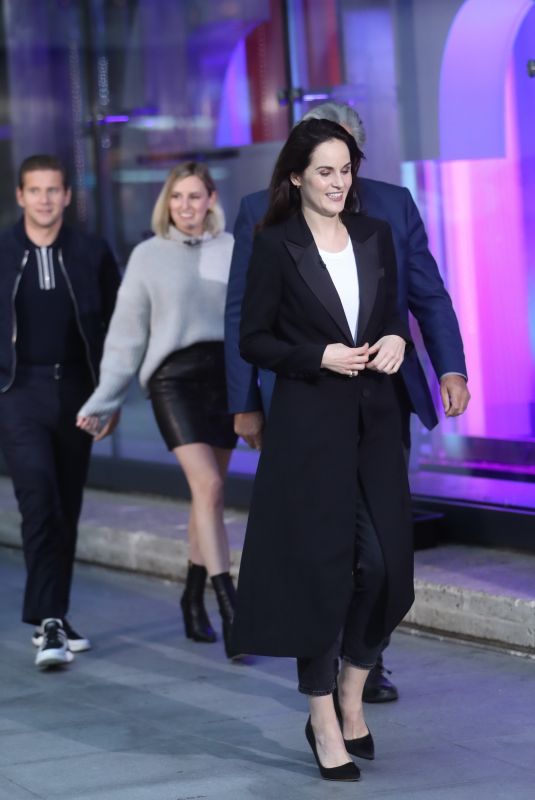 MICHELLE DOCKERY and LAURA CARMICHAEL Arrives at The One Show in London 09/10/2019