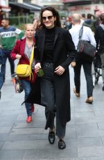 MICHELLE DOCKERY Arrives at Global Offices in London 09/06/2019