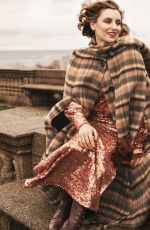 MICHELLE DOCKERY, LAURA CARMICHAEL and Allen leech in Town & Country Magazine, October 2019
