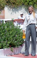 MICHELLE HUNZIKER Arrives at Excelsior Hotel in Venice 09/01/2019