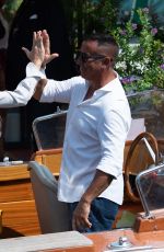 MICHELLE HUNZIKER Arrives at Excelsior Hotel in Venice 09/01/2019