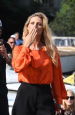 MICHELLE HUNZIKER Out at 76th Venice Film Festival 08/31/2019