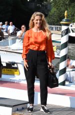 MICHELLE HUNZIKER Out at 76th Venice Film Festival 08/31/2019