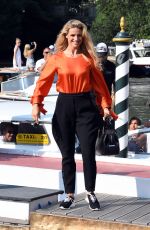 MICHELLE HUNZIKER Out at 76th Venice Film Festival 08/31/2019