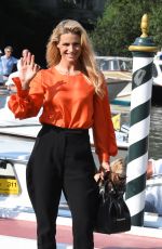 MICHELLE HUNZIKER Out at 76th Venice Film Festival 08/31/2019