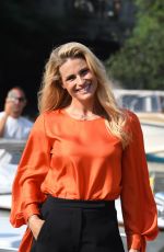 MICHELLE HUNZIKER Out at 76th Venice Film Festival 08/31/2019