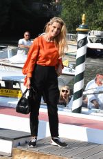 MICHELLE HUNZIKER Out at 76th Venice Film Festival 08/31/2019