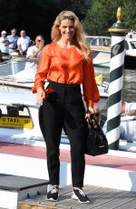 MICHELLE HUNZIKER Out at 76th Venice Film Festival 08/31/2019