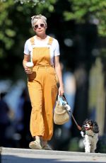 MICHELLE WILLIAMS Out with her Dog in New York 09/15/2019