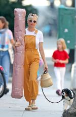 MICHELLE WILLIAMS Out with her Dog in New York 09/15/2019