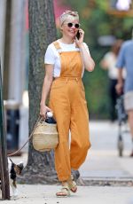 MICHELLE WILLIAMS Out with her Dog in New York 09/15/2019