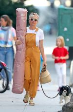 MICHELLE WILLIAMS Out with her Dog in New York 09/15/2019