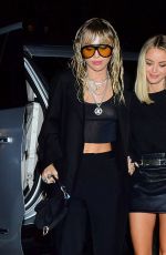 MILEY CYRUS and KAITLYNN at Acme Bar in New York 09/10/2019