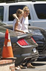 MILEY CYRUS and KAITLYNN CARTER Out fot Lunch in Los Angeles 09/01/2019