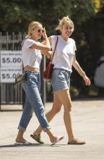 MILEY CYRUS and KAITLYNN CARTER Out fot Lunch in Los Angeles 09/01/2019