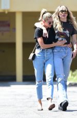 MILEY CYRUS and KAITLYNN CARTER Out in Los Angeles 09/14/2019