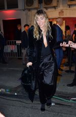MILEY CYRUS Leaves Tom Ford Fashion Show in New York 09/09/2019